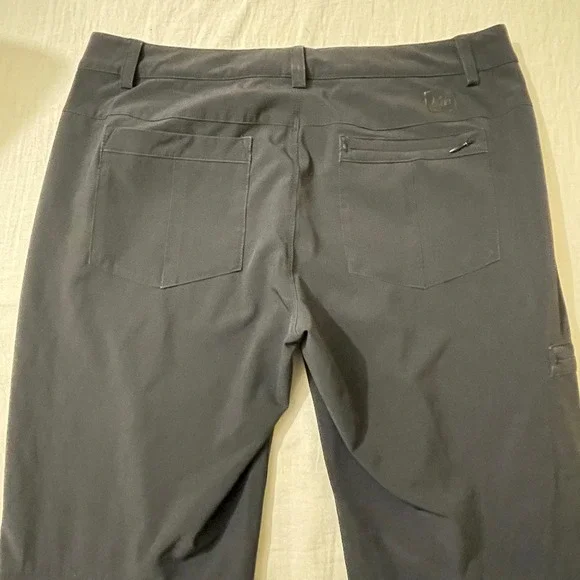 REI Co-op Women Size 8 Petite Black Hiking Pants Straight Leg Technical Trail - Picture 10 of 11